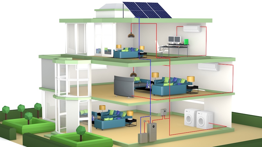 家用太阳能储能系统（光伏屋顶）